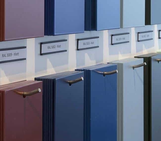 aluminium colour options - Ramen en Deuren Profielen in Aluminium, PVC en Hout - Raam Profiel