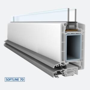 VEKA SOFTLINE 70 - Profilés de fenêtres et de portes en aluminium, PVC et bois - Profilé de fenêtre