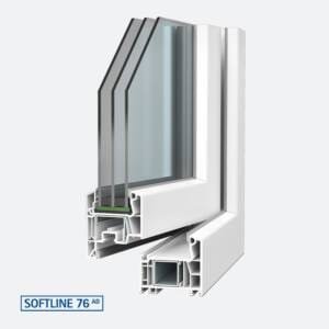 VEKA SOFTLINE 76 AD - Profilés de fenêtres et de portes en aluminium, PVC et bois - Profilé de fenêtre