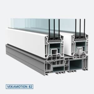 VEKA VEKAMOTION 82 - Profilés de fenêtres et de portes en aluminium, PVC et bois - Profilé de fenêtre