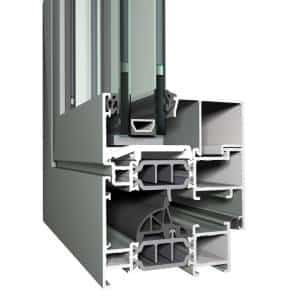 Reynaers CS77 fu 3d detail - Window and Door Profiles in Aluminum, PVC and Wood - Window Profile