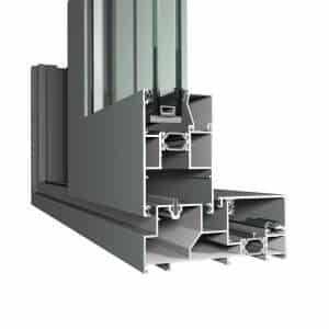 cp130 monorail 3d detail - Window and Door Profiles in Aluminum, PVC and Wood - Window Profile