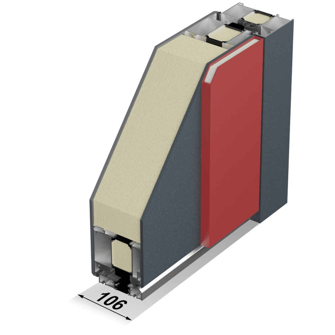 panneau alu 3dweb - Profilés de fenêtres et de portes en aluminium, PVC et bois - Profilé de fenêtre