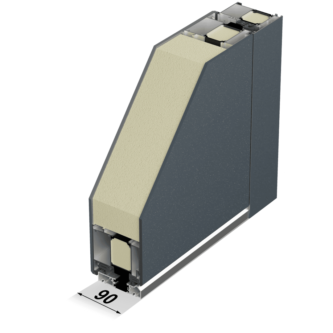 alu panel standardweb - Profilés de fenêtres et de portes en aluminium, PVC et bois - Profilé de fenêtre