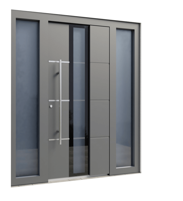 Alu Door 3D DOORS Trid07 - Window and Door Profiles in Aluminum, PVC and Wood - Window Profile